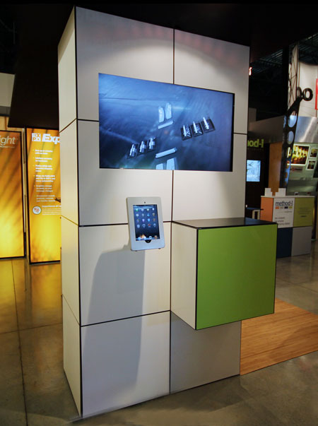 Media Kiosk iPad mount