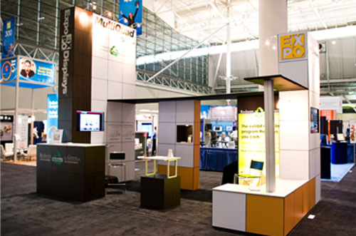 Rental exhibit that fits all size booths